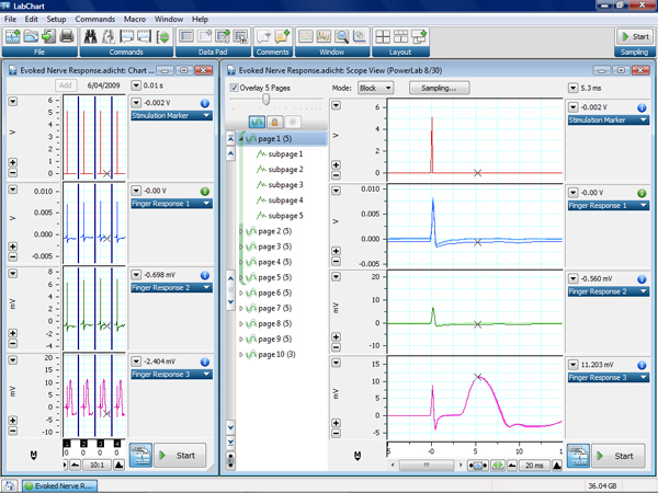 LabChart™ ソフトウェア V7 - ADInstruments